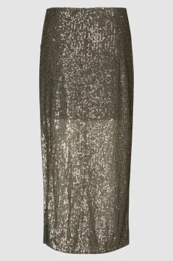 SEC.F Moonshine Pencil Skirt in Major Brown