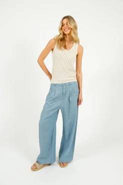 SLF Agny SL Knit Top in Birch