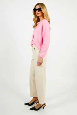 SLF Alice Barrel Leg Jeans in Ecru