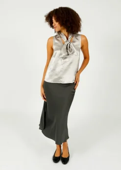 SLF Elena Ankle Skirt in Volcanic Ash