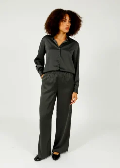 SLF Elena Tinni Wide Pants in Volcanic Ash