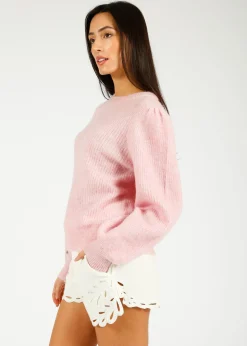SLF Lulu Rib Knit in Bleached Mauve