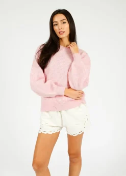 SLF Lulu Rib Knit in Bleached Mauve