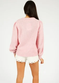 SLF Lulu Rib Knit in Bleached Mauve