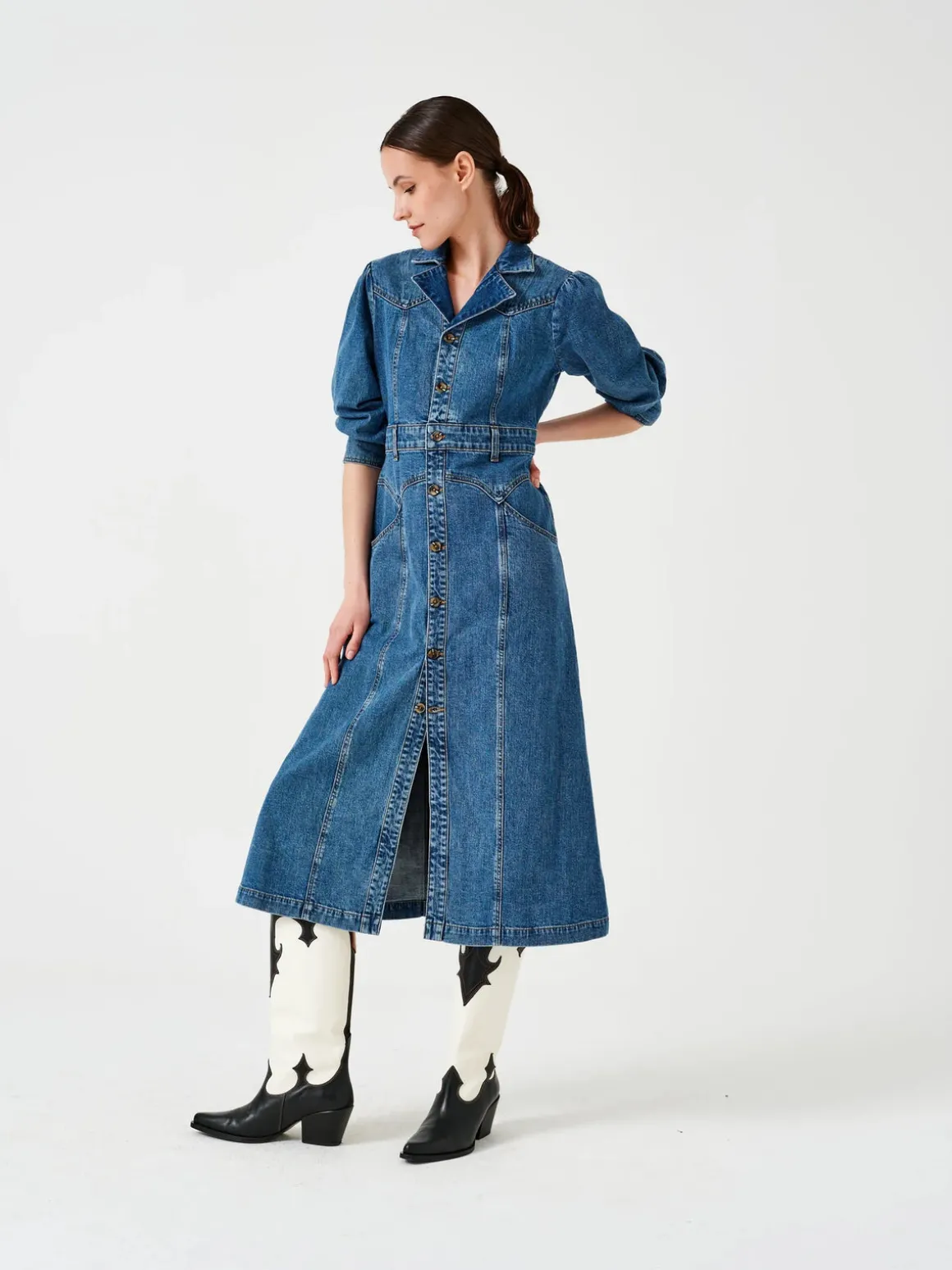 Su0026M Mia Dress in Vintage Americana