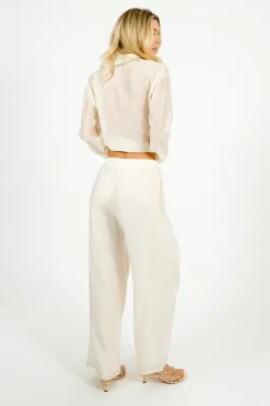 TINSELS Cassidy Pacific Trousers in Latte