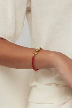 TS Friendship Bracelet in Crimson