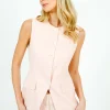 VB Lois Vest in Pink Shell