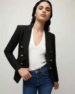 VB Miller Dickey in Black with Gold Button