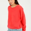 VK Agatha Crew Neck in Coral Reef