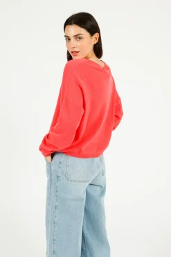 VK Agatha Crew Neck in Coral Reef