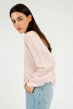 VK Agatha Crew Neck in Misty Pink