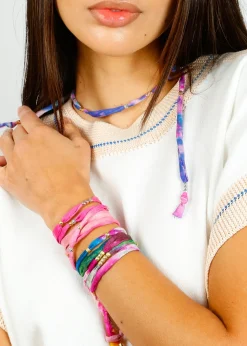 VL Sari Link Bracelet in Rainbow