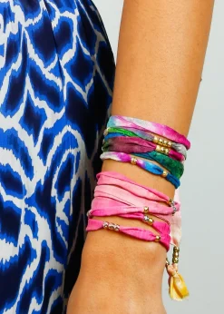 VL Sari Link Bracelet in Green