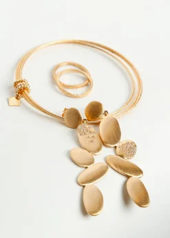 YLUME Large Pebble Earrings