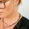 ZOI Les Bains Glasses Chains, Tourmaline, Moon, Snake